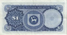 Malaysia P.01 1 Ringgit (1967-72) (2) 