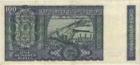 Indien / India P.063 100 Rupien o.D. (3+) 