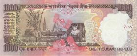 Indien / India P.100r 1000 Rupien 2010 R (1) 