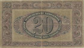 Schweiz / Switzerland P.33f 20 Franken 1928 (4) 