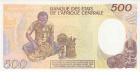 Kamerun / Cameroun P.24a 500 Francs 1986 (1) 