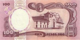 Kolumbien / Colombia P.426A 100 Pesos Oro 1991 (1) 
