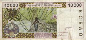 West-Afr.Staaten/West African States P.214Be 10.000 Francs 1997 Benin (3) 