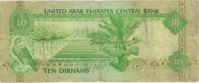 VAE / United Arab Emirates P.08 10 Dirhams (1982) (3-) 