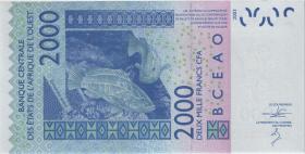 West-Afr.Staaten/West African States P.816Tm 2.000 Francs 2013 (1) 