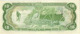 Dom. Republik/Dominican Republic P.119c 10 Pesos Oro 1987 (3) 