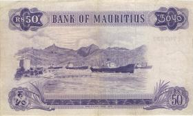 Mauritius P.33c 50 Rupien 1967 (3-) 