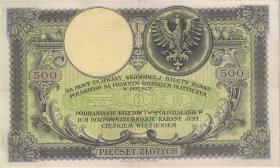 Polen / Poland P.058 500 Zlotych 1919 (1924) (2+) 