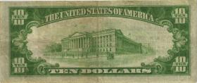 USA / United States P.396 10 Dollars National Currency (3) 