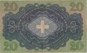 Schweiz / Switzerland P.39c 20 Franken 1931 (3-) 