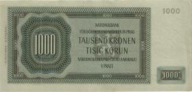 R.566d: Böhmen & Mähren 1000 Kronen 1942 (2) II.Auflage 