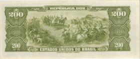 Brasilien / Brazil P.171a 200 Cruzeiros (1964) (1) 