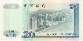 Hongkong P.329e 20 Dollars 1999 (1) 