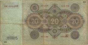 Niederlande / Netherlands P.044 20 Gulden 1938 (3-) 