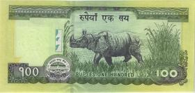 Nepal P.64b 100 Rupien (2008) (1) 