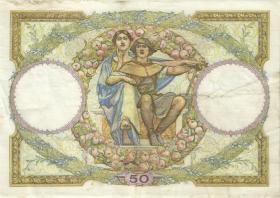Frankreich / France P.080b 50 Francs 8.6.1933 (3) 