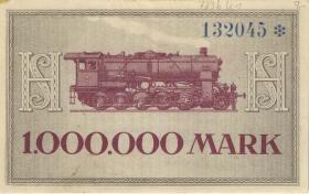 Notgeld Henschel & Sohn 1 Million Mark 1923 (1) 