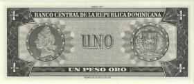Dom. Republik/Dominican Republic P.108 1 Peso Oro 1977 (1) 