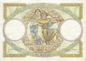 Frankreich / France P.080b 50 Francs 8.6.1933 (3+) 