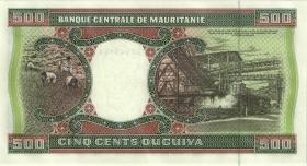 Mauretanien / Mauritania P.08c 500 Ouguiya 2002 (1) 