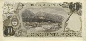Argentinien / Argentina P.290 50 Pesos (1971-73) (2) 