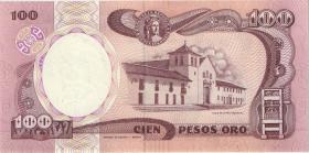 Kolumbien / Colombia P.426e 100 Pesos Oro 1991 (1) 