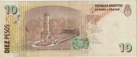 Argentinien / Argentina P.348 10 Pesos (1998-2003) (3) 