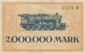 Notgeld Henschel & Sohn 2 Millionen Mark 1923 (1) 