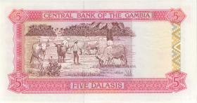Gambia P.12b 5 Dalasis (1991-95) (1) 