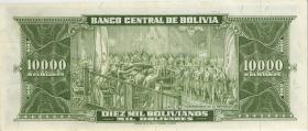 Bolivien / Bolivia P.151 10.000 Boliviano 1945 (2) 