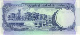 Barbados P.36a 2 Dollars (1986) (1-) 