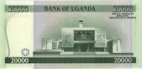 Uganda P.42r 20.000 Shillings 1999 ZA (1) 