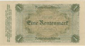 R.154a: 1 Rentenmark 1923 H Reichsdruck (1) 