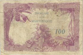 Martinique P.13 100 Francs (1932-1945) (4) 