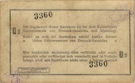 R.928o: Deutsch-Ostafrika 1 Rupie 1916 U2 4-stellig (2) 