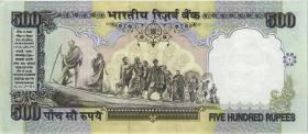 Indien / India P.092a 500 Rupien (1997-) (3+) 