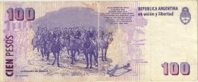 Argentinien / Argentina P.351 100 Pesos (1999-2002) Serie B (3-) 