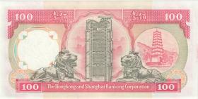 Hongkong P.198b 100 Dollars 1990 (1) MC 000254 