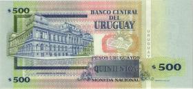 Uruguay P.090b 500 Pesos 2009 (1) 