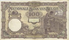 Belgien / Belgium P.095 100 Francs 12.4.1921 (3+) 