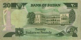 Sudan P.28 20 Pounds 1983 (3-) 