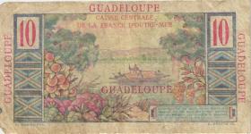 Guadeloupe, Frz. Verw. P.32 10 Francs (1947-49) (4) 