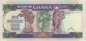 Ghana P.28c 500 Cedis 1993 (1) 