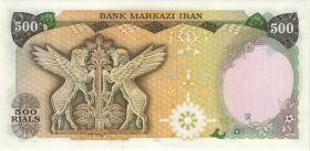 Iran P.104b 500 Rials (1974-79) (1) 
