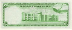 Trinidad & Tobago P.31b 5 Dollars (1977) (1) 