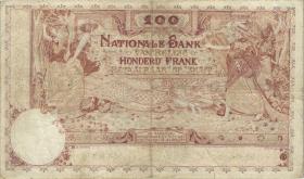 Belgien / Belgium P.071 100 Francs 27.8.1914 (3) 