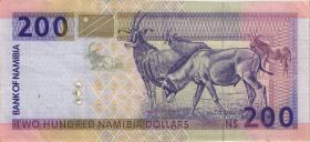 Namibia P.10a 200 Namibia Dollars (1996) (3+) 