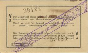 R.929w: Deutsch-Ostafrika 1 Rupie 1916 V3 Abklatsch (1) 