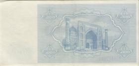 Usbekistan / Uzbekistan P.71b 5.000 Sum 1992 (2+) 