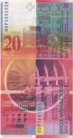 Schweiz / Switzerland P.69a 20 Franken 2000 (1) 